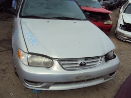 2001 TOYOTA COROLLA CE, 1.8L AUTO 3SPD, COLOR SILVER, STK Z15885